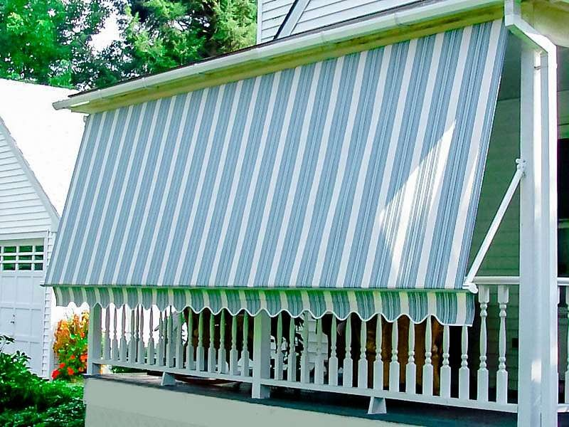 Bạt che nắng ngoài trời kẻ sọc thanh lịch