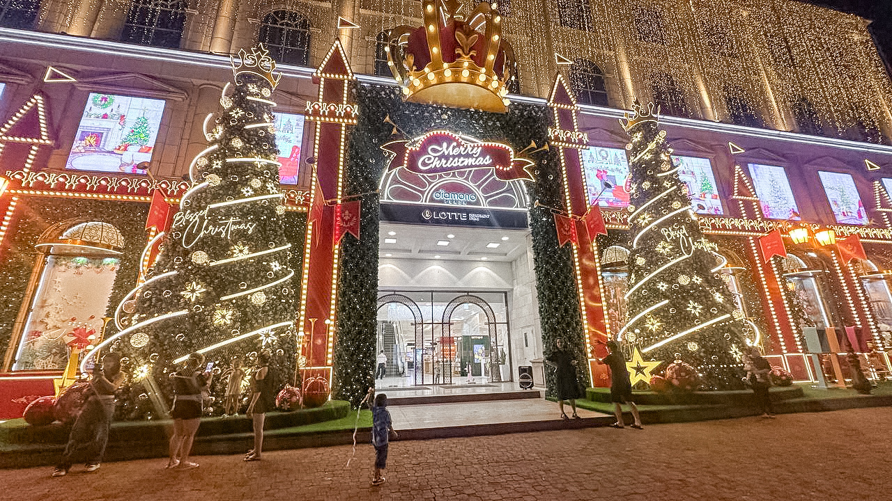 đèn trang trí noel