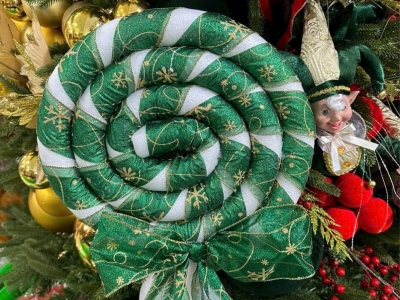 Kẹo xoắn trang trí Giáng sinh