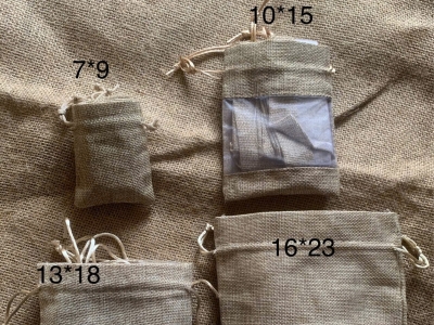 Túi đựng vải đay phối lưới nhiều kích thước