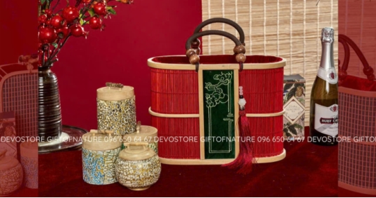 Gợi ý mãng giỏ & phụ kiện gói quà Tết 2026 giúp bạn gói đẹp chuẩn cửa hàng