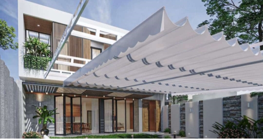 Lắp Đặt Mái Che Bạt Kéo Cho Quán Ăn, Sân Vườn Đẹp, Chất Lượng 2025