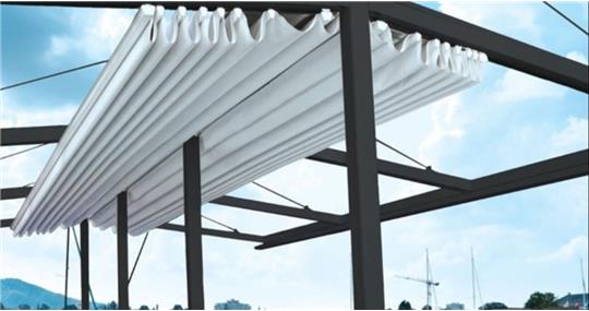 Lắp đặt mái hiên di động thông minh điều khiển tự động